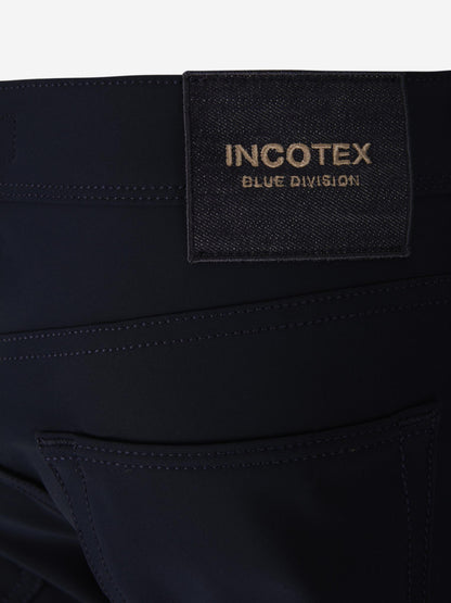 Outlet online Incotex Blue Division Hombre Pantalones 5 Bolsillos color Azul Noche sku 522-002314 01 - Foto 5