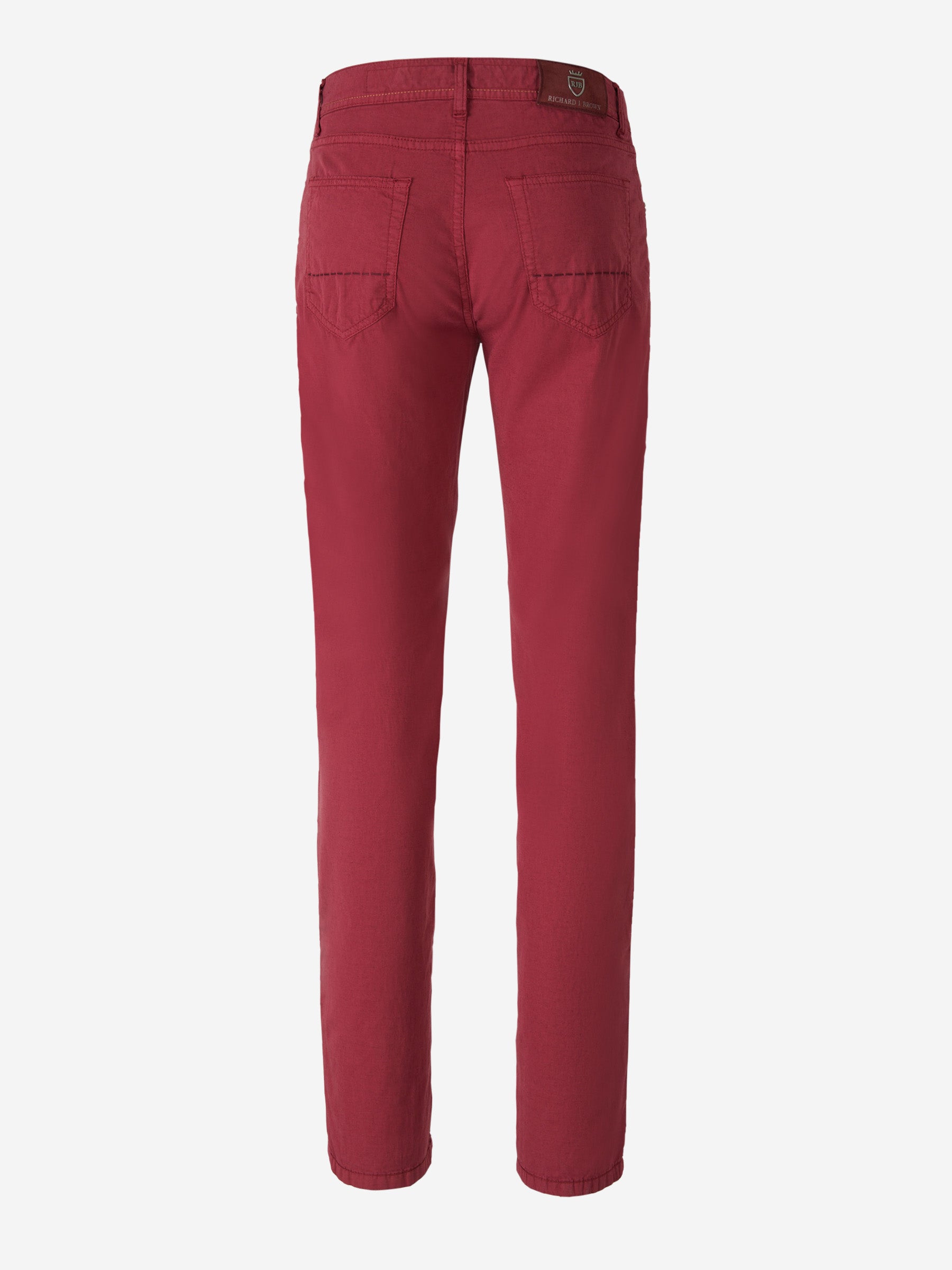 Outlet online Richard J. Brown Hombre Jeans Milano color Burdeos sku 522-002397 03 - Foto 12