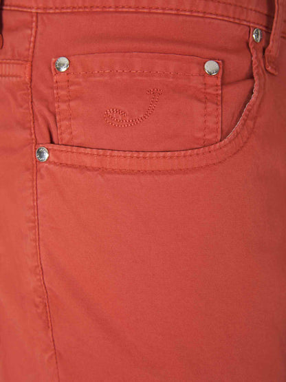 Outlet online Jacob Cohën Hombre Jeans Slim Algodón color Terracota sku 522-002418 05 - Foto 3