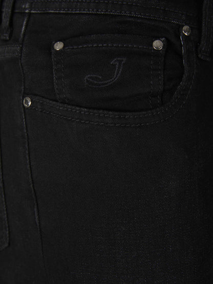 Outlet online Jacob Cohën Hombre Pantalones 5 Bolsllos Bard color Negro sku 522-002423 01 - Foto 3
