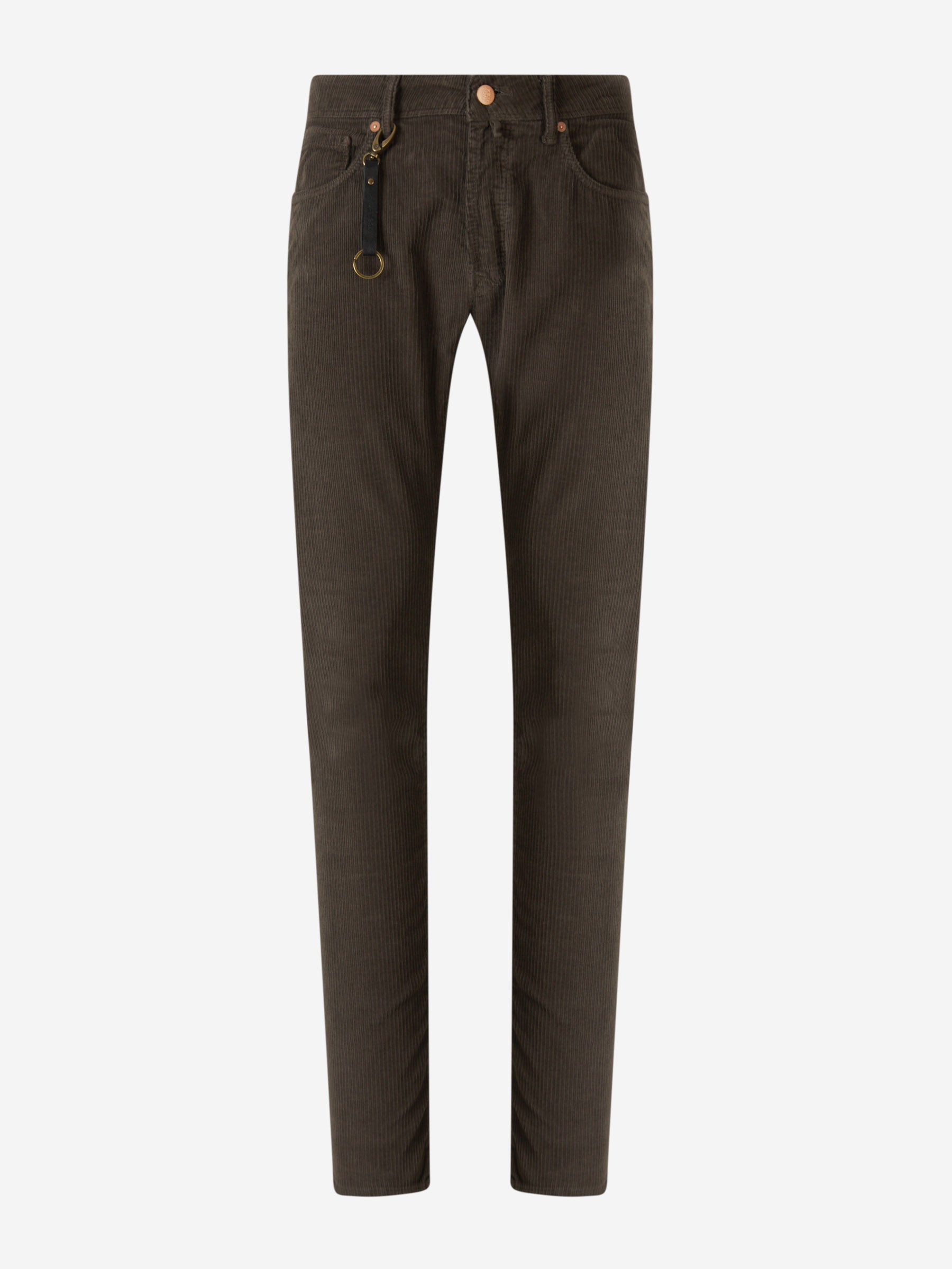 Outlet online Incotex Blue Division Hombre Pantalones Pana Slim Fit color Blanco sku 522-002427 01 - Foto 4