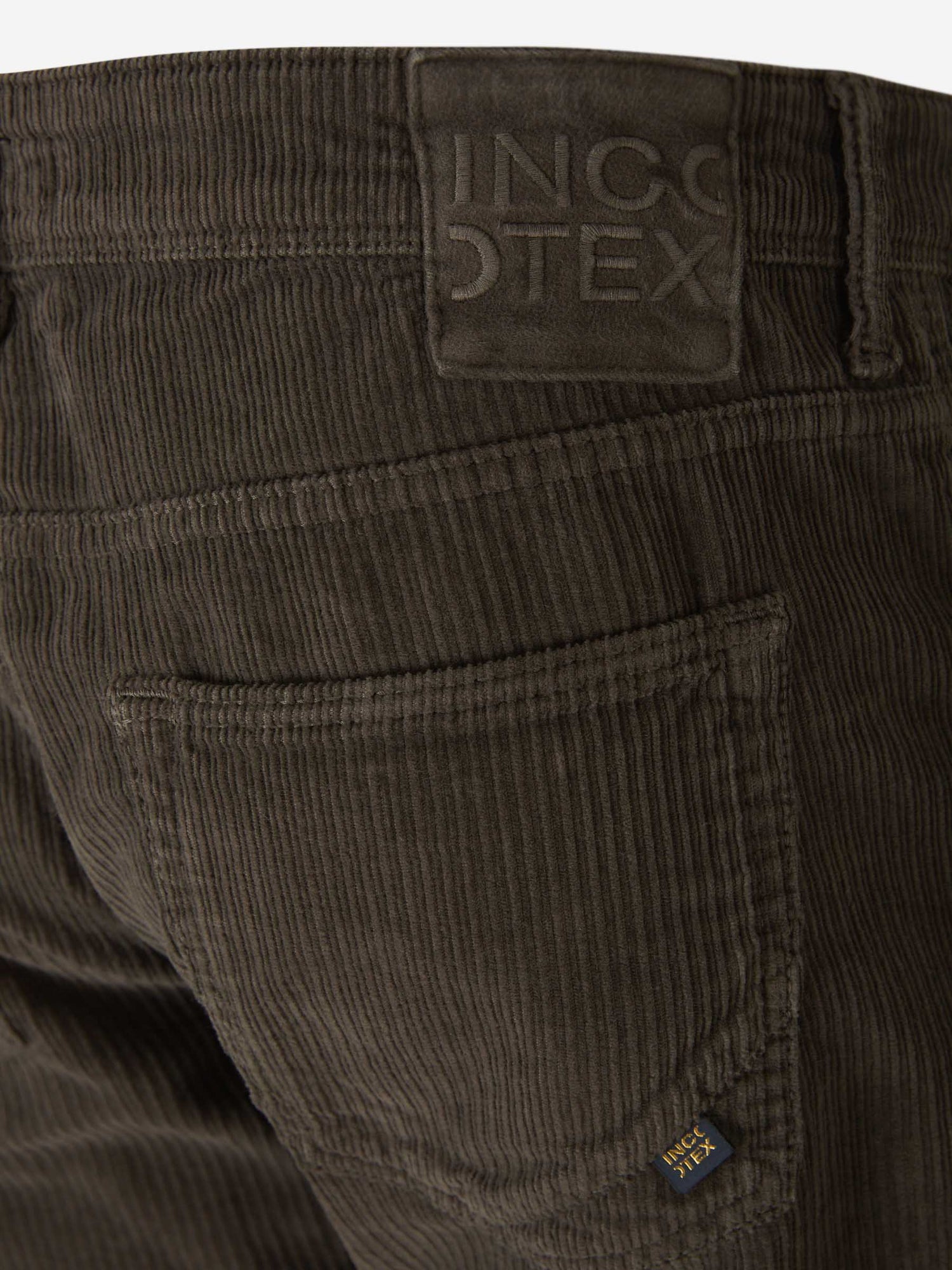 Outlet online Incotex Blue Division Hombre Pantalones Pana Slim Fit color Blanco sku 522-002427 01 - Foto 7