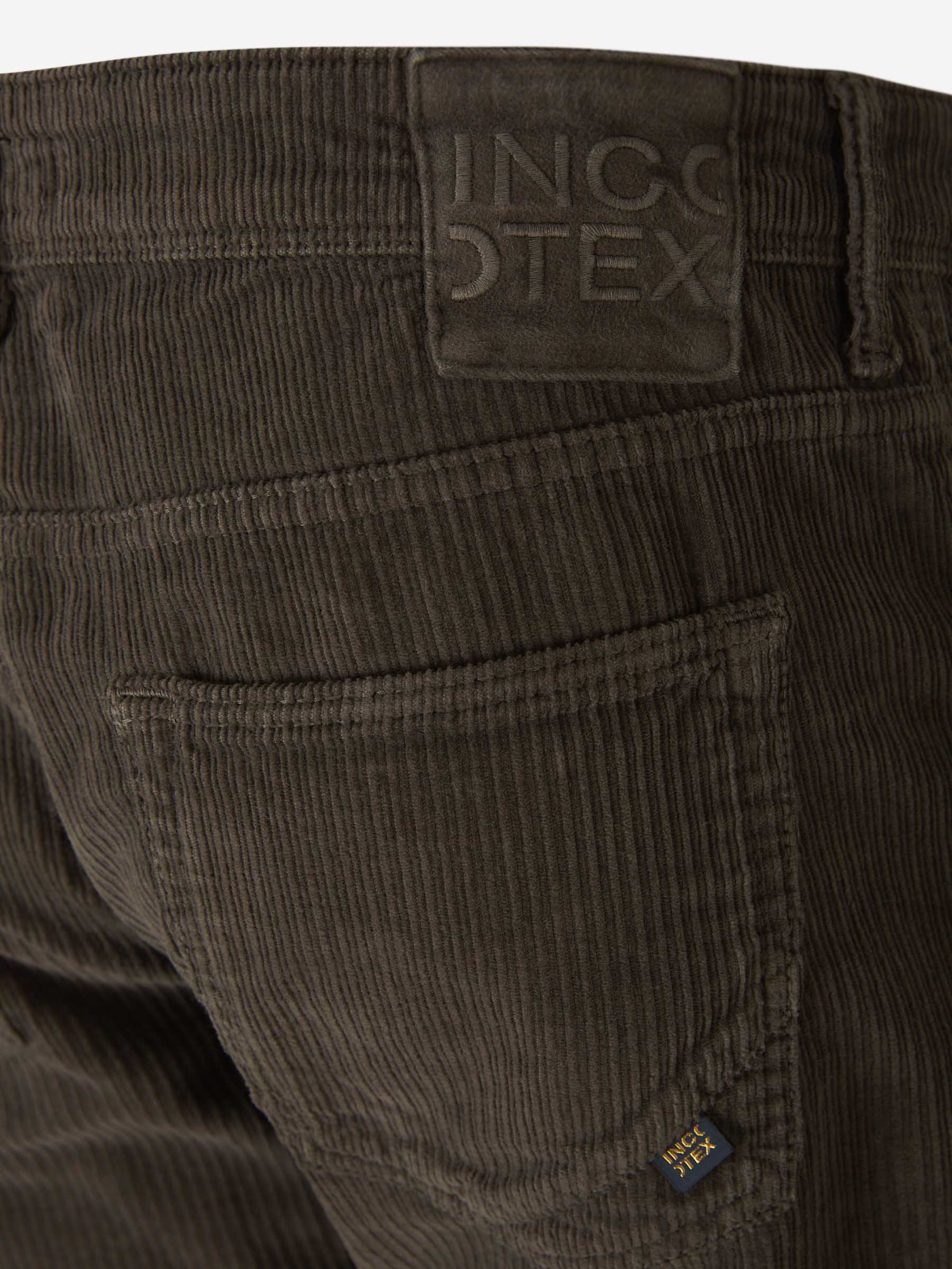 Outlet online Incotex Blue Division Hombre Pantalones Pana Slim Fit color Blanco sku 522-002427 01 - Foto 7