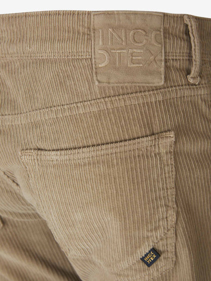 Outlet online Incotex Blue Division Hombre Pantalones Pana Slim Fit color Blanco sku 522-002427 01 - Foto 11