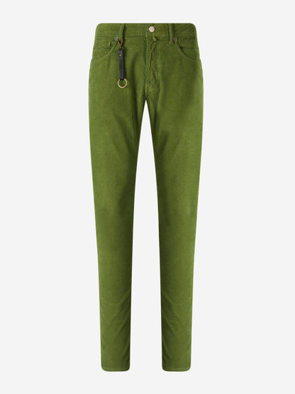 Outlet online Incotex Blue Division Hombre Pantalones Pana Slim Fit color Blanco sku 522-002427 01 - Foto 12