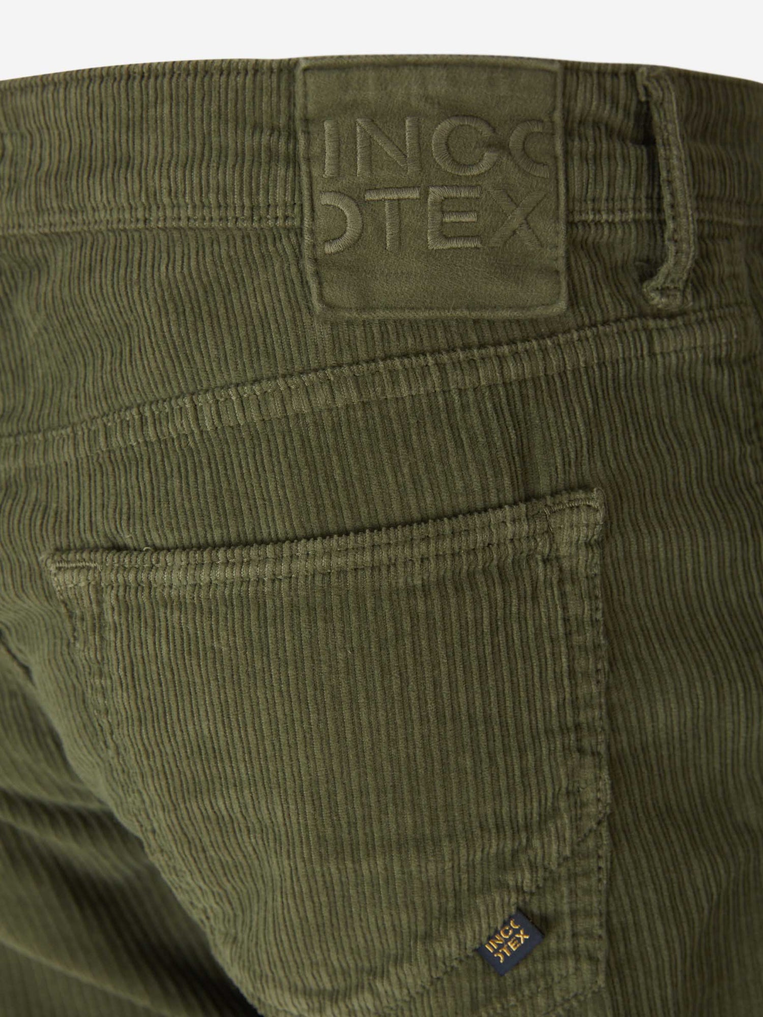 Outlet online Incotex Blue Division Hombre Pantalones Pana Slim Fit color Blanco sku 522-002427 01 - Foto 19