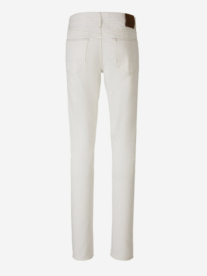 Outlet online Tom Ford Hombre Jeans Slim Fit Algodón color Marfil sku 522-002469 01 - Foto 2