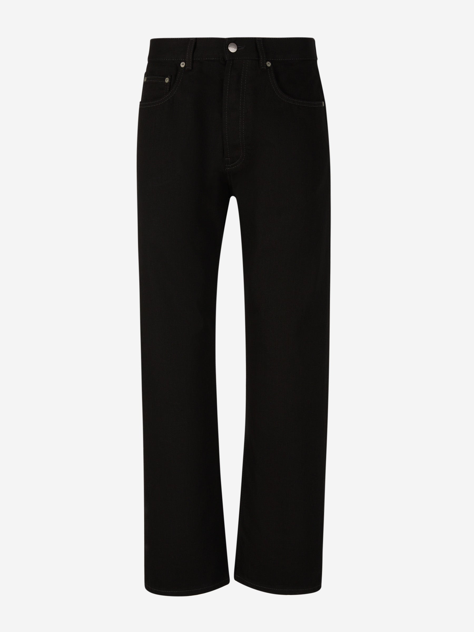 Outlet online Palm Angels Hombre Jeans Logo Bordado color Negro sku 522-002474 01 - Foto 1