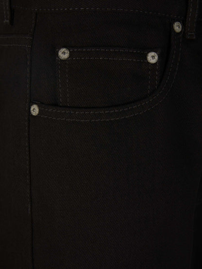 Outlet online Palm Angels Hombre Jeans Logo Bordado color Negro sku 522-002474 01 - Foto 3