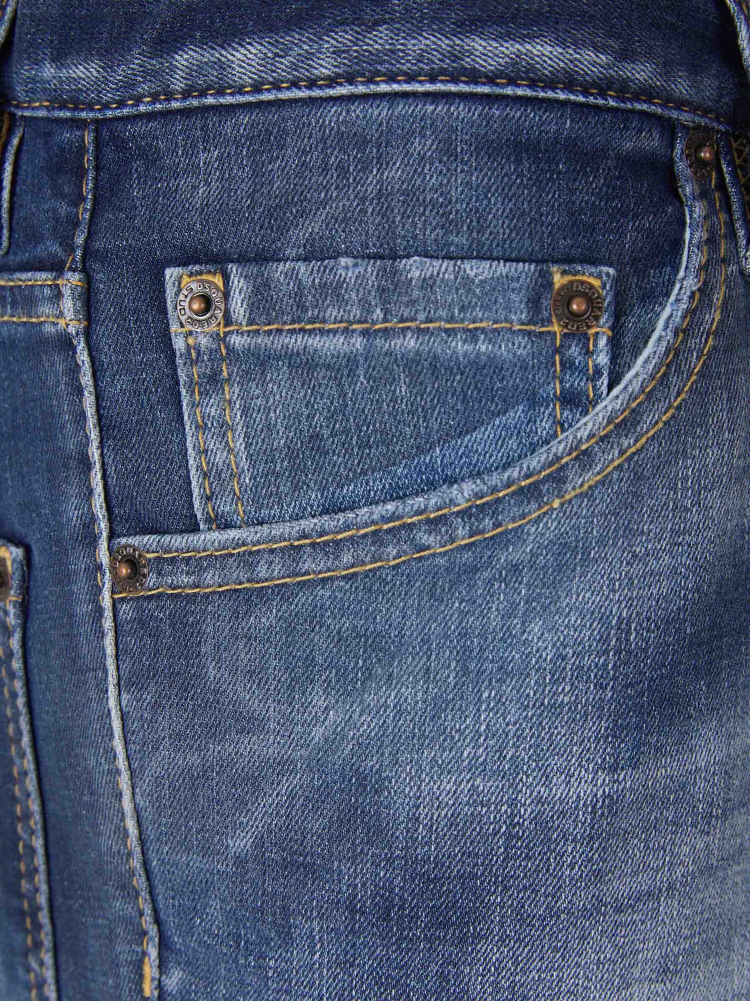 Outlet online Dsquared2 Hombre Jeans Skinny Cool Guy color Azul Noche sku 522-002495 01 - Foto 3