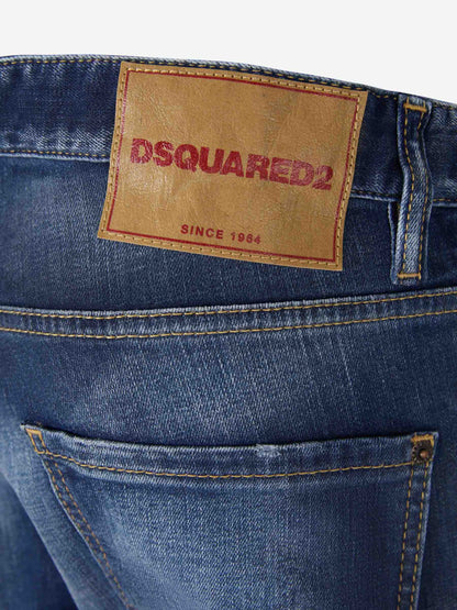 Outlet online Dsquared2 Hombre Jeans Skinny Cool Guy color Azul Noche sku 522-002495 01 - Foto 5