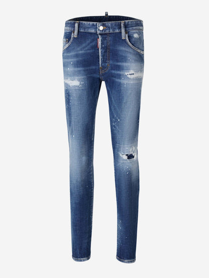 Outlet online Dsquared2 Hombre Jeans Super Twinky color Azul Denim sku 522-002497 01 - Foto 1