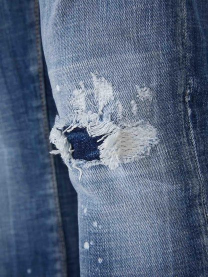 Outlet online Dsquared2 Hombre Jeans Super Twinky color Azul Denim sku 522-002497 01 - Foto 4