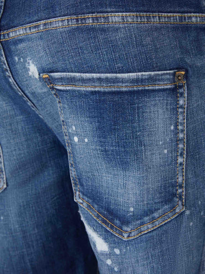 Outlet online Dsquared2 Hombre Jeans Super Twinky color Azul Denim sku 522-002497 01 - Foto 5