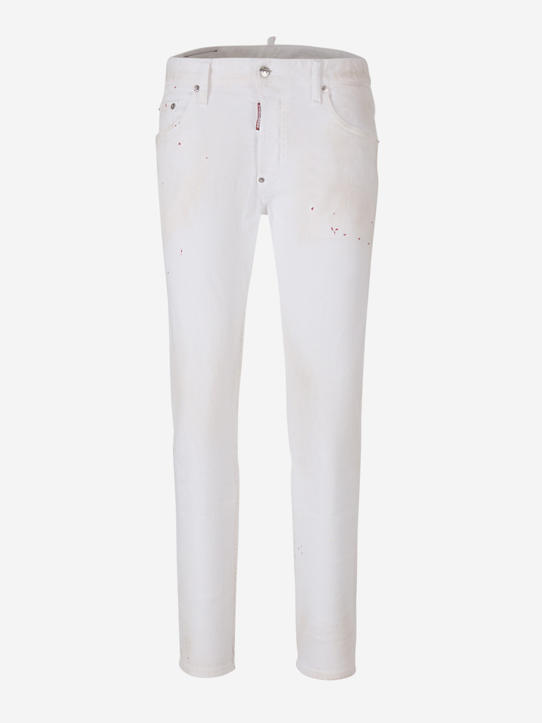 Outlet online Dsquared2 Hombre Jeans Slim Skater color Blanco sku 522-002501 01 - Foto 1