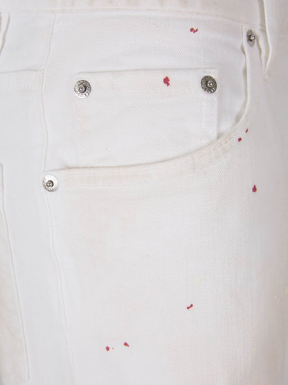 Outlet online Dsquared2 Hombre Jeans Slim Skater color Blanco sku 522-002501 01 - Foto 3