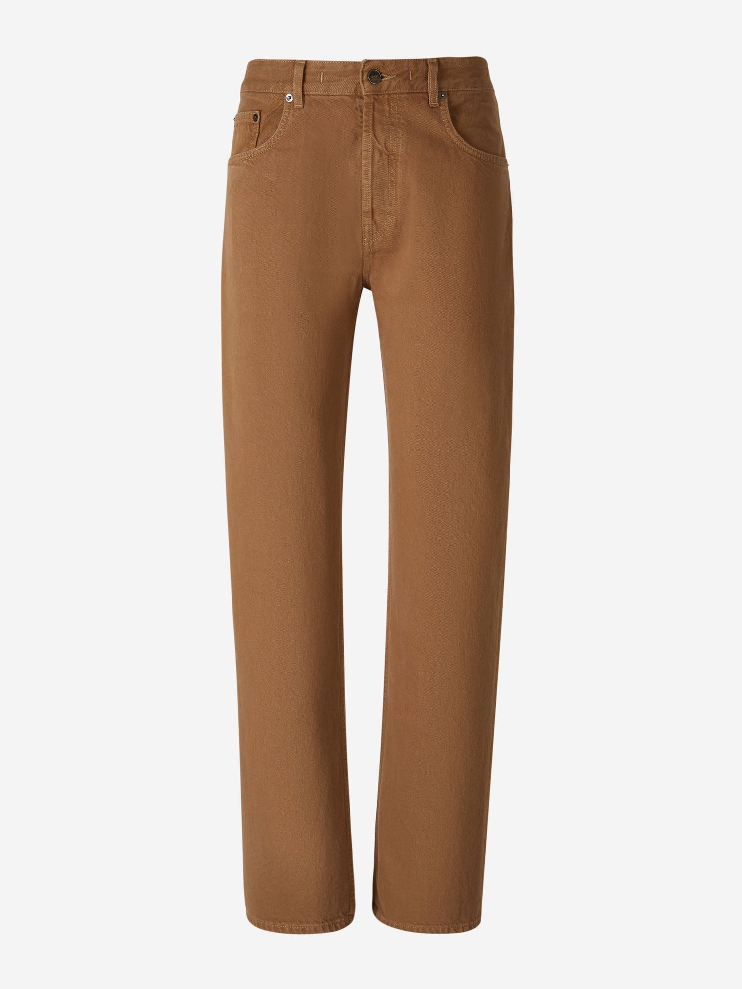 Outlet online Jacquemus Hombre Jeans Straight Le de Nîmes Fresa color Caramelo sku 522-002510 01 - Foto 1