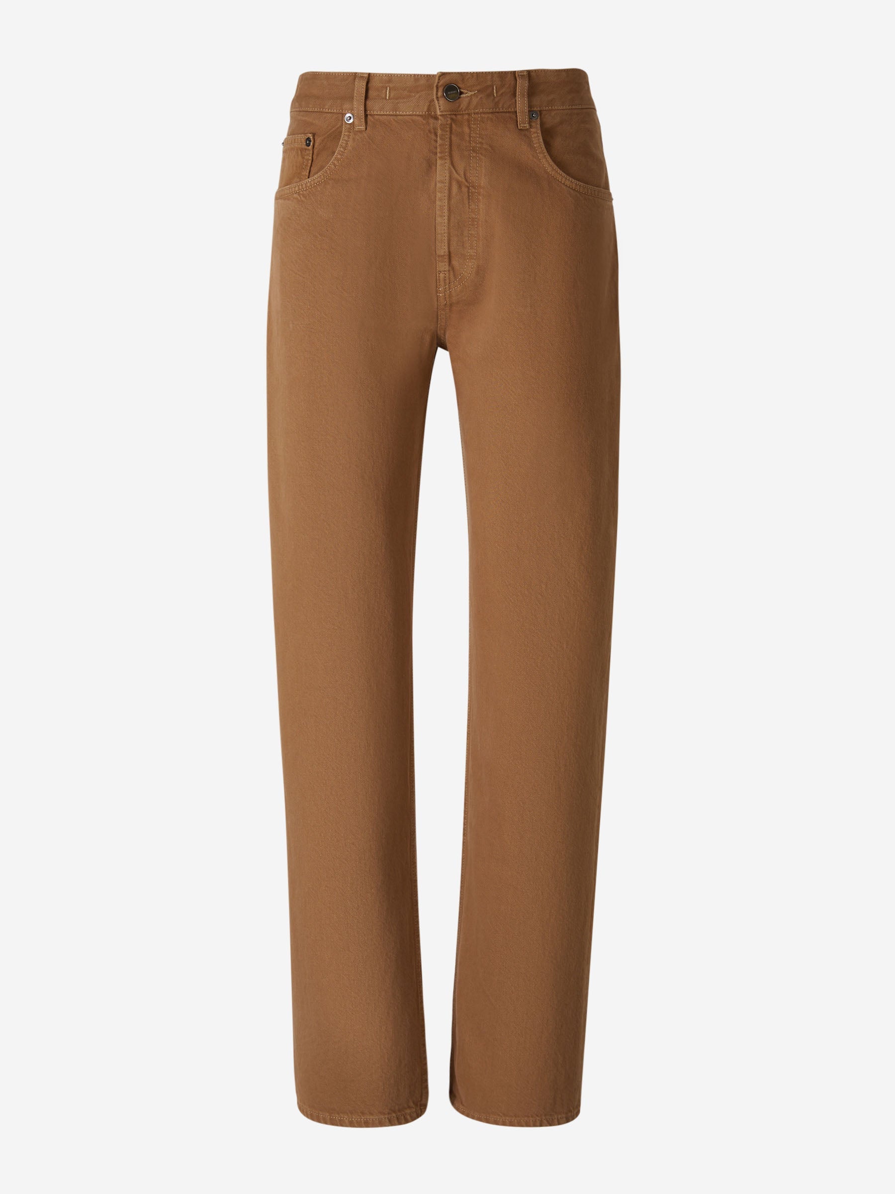 Outlet online Jacquemus Hombre Jeans Straight Le de Nîmes Fresa color Caramelo sku 522-002510 01 - Foto 1