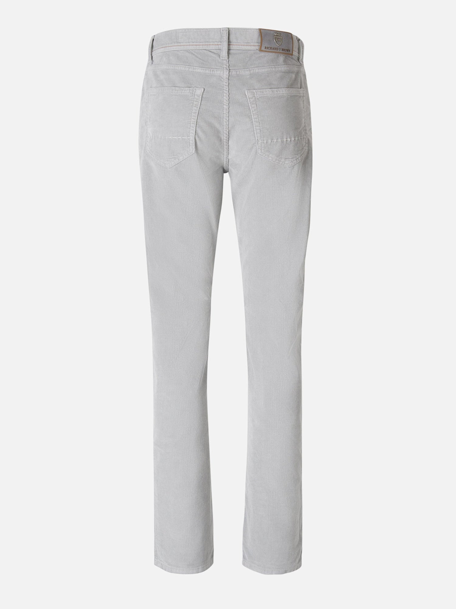 Outlet online Richard J. Brown Hombre Pantalones Pana Milano color Gris Claro sku 522-002515 01 - Foto 2