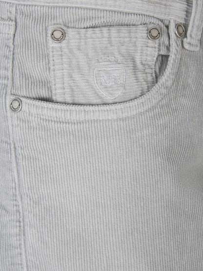 Outlet online Richard J. Brown Hombre Pantalones Pana Milano color Gris Claro sku 522-002515 01 - Foto 3