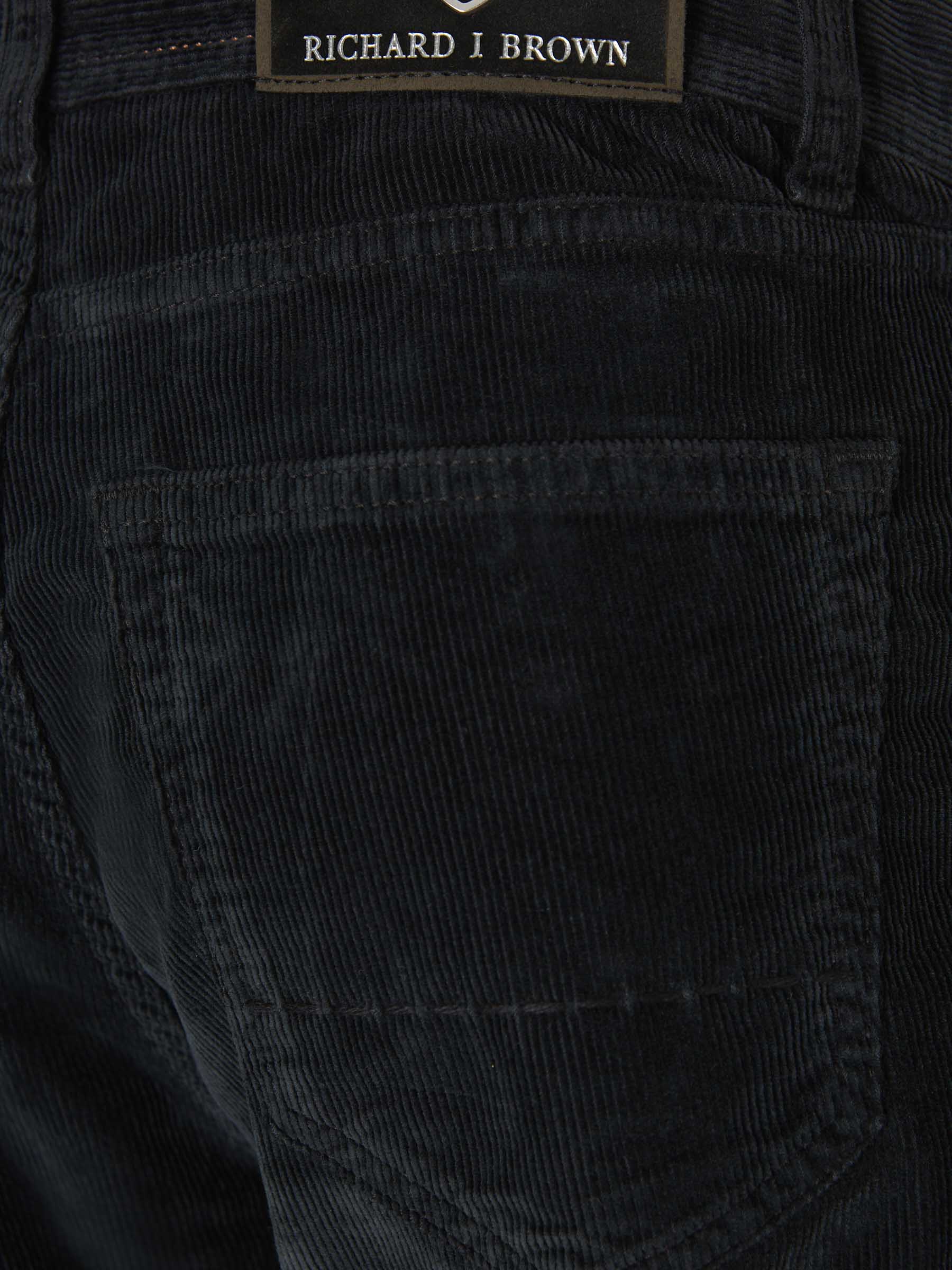 Outlet online Richard J. Brown Hombre Pantalones Pana Milano color Azul Noche sku 522-002515 02 - Foto 8