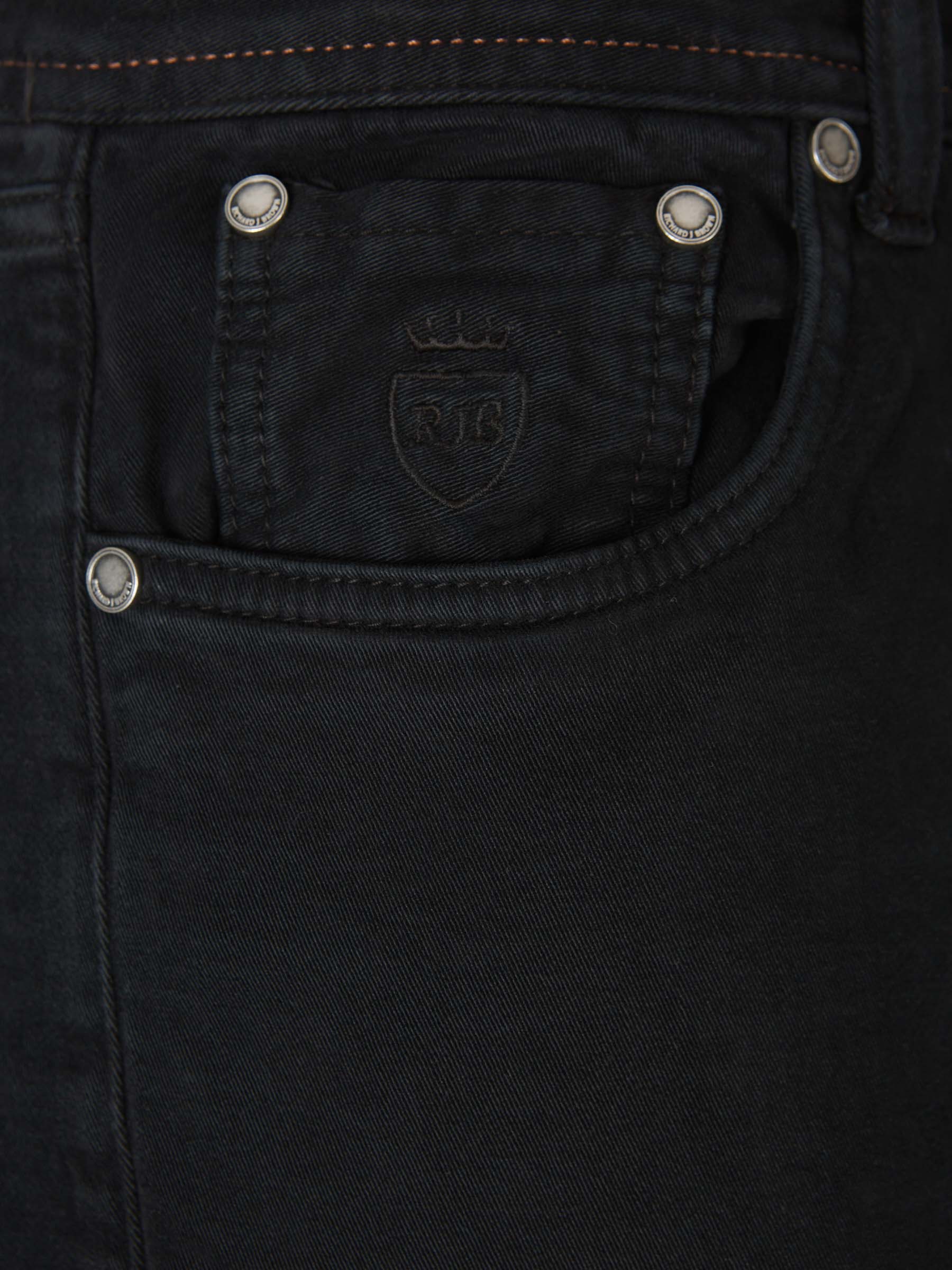 Outlet online Richard J. Brown Hombre Pantalones 5 Bolsillos color Negro sku 522-002516 02 - Foto 7