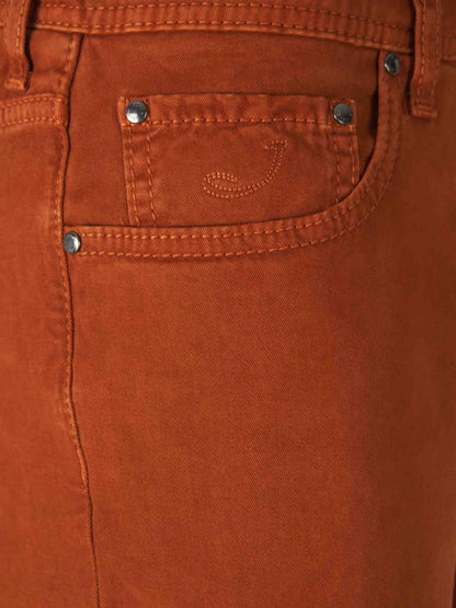 Jacob Cohën Hombre Barcelona Pantalones 5 Bolsillos Bard color Naranja sku 522-002531 08 - Foto 3