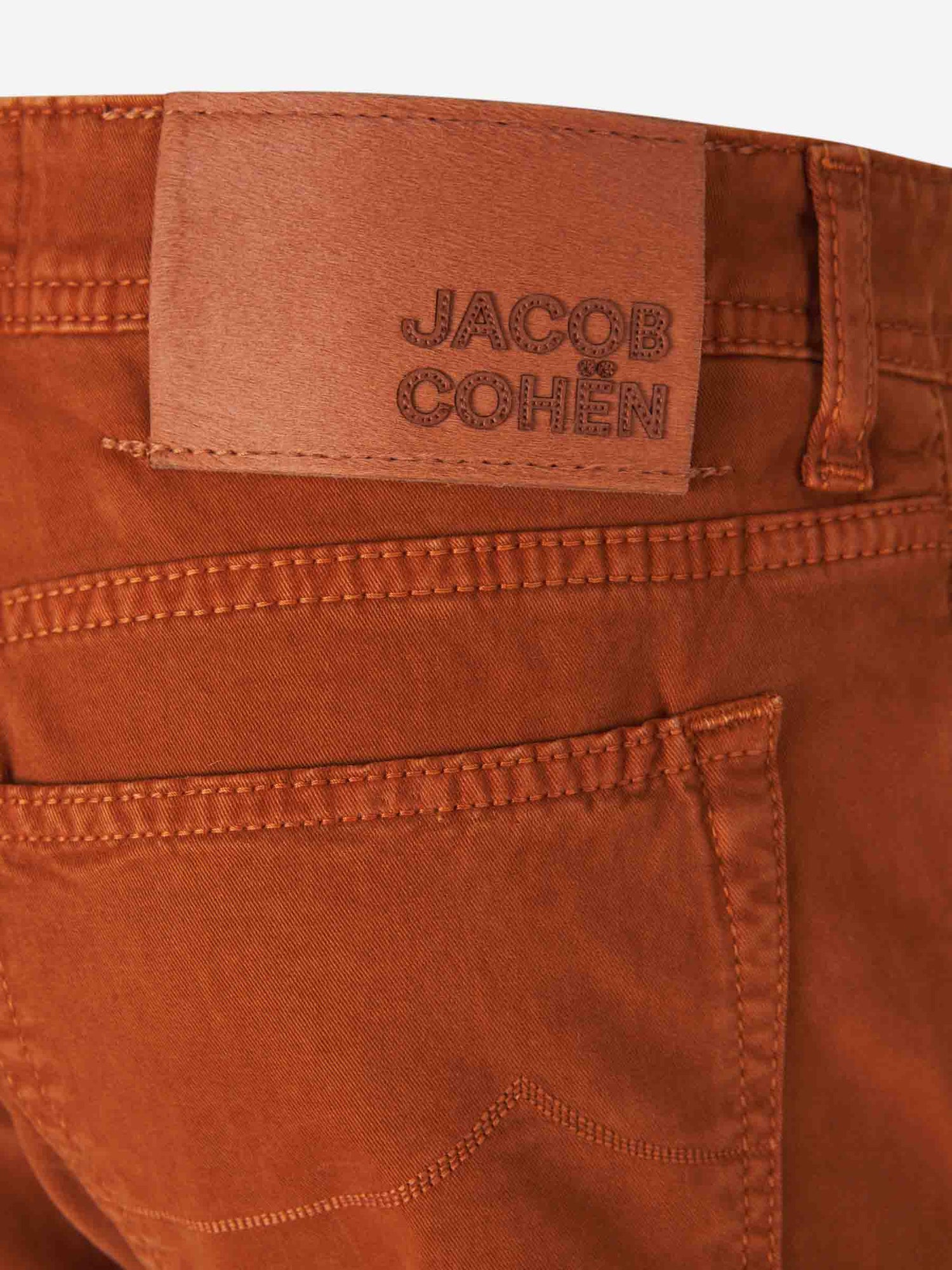 Jacob Cohën Hombre Barcelona Pantalones 5 Bolsillos Bard color Naranja sku 522-002531 08 - Foto 4