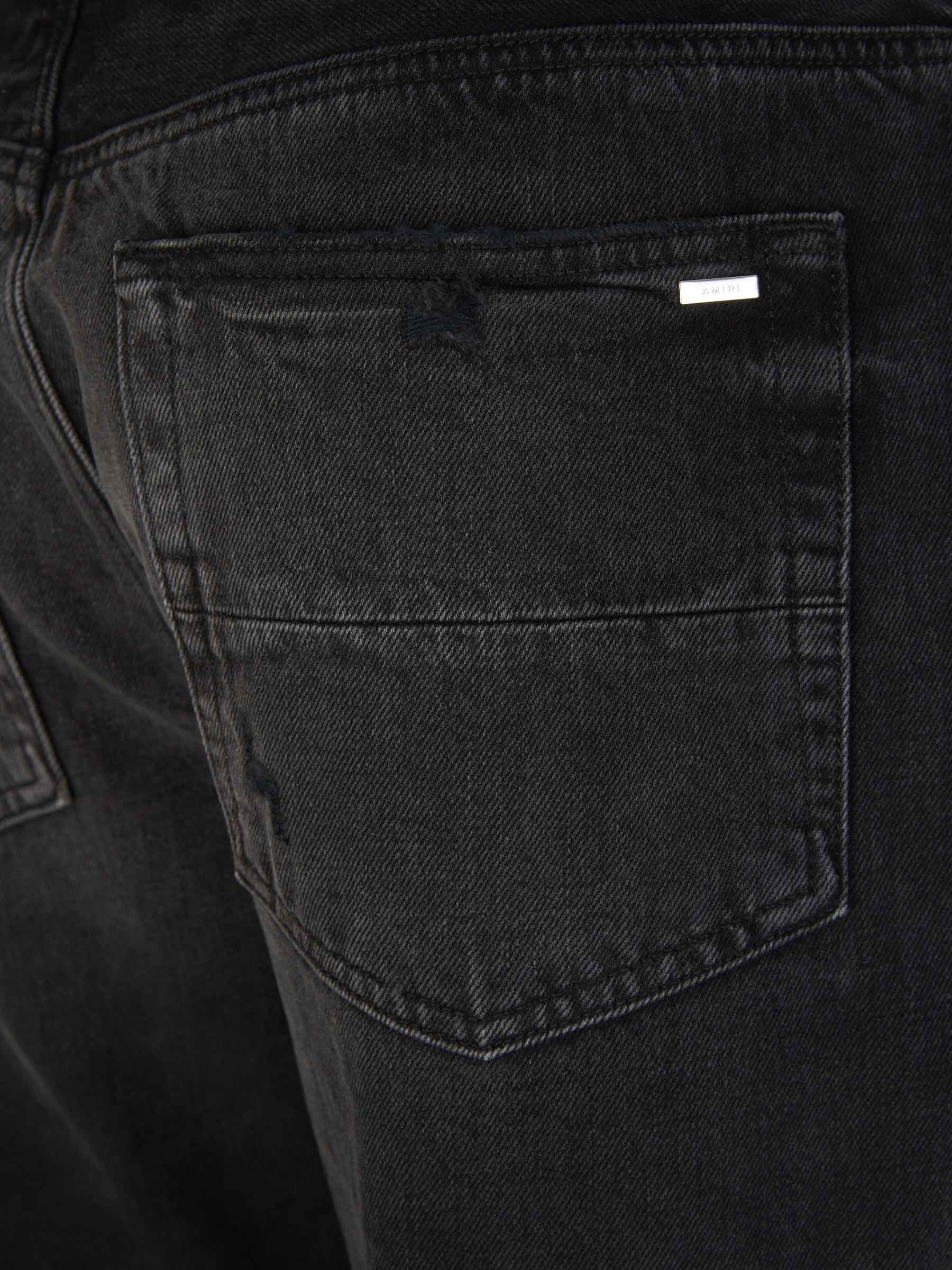 Outlet online Amiri Hombre Jeans Straight Bolan color Negro sku 522-002538 01 - Foto 4