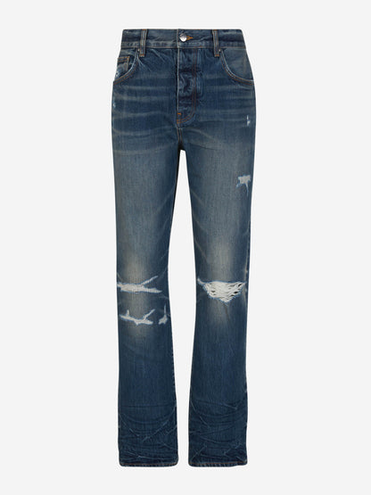 Outlet online Amiri Hombre Jeans Straight Desgastados color Azul Denim sku 522-002539 01 - Foto 1