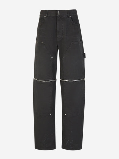 Outlet online Givenchy Hombre Pantalones Cargo Algodón color Gris Antracita sku 522-002540 01 - Foto 1
