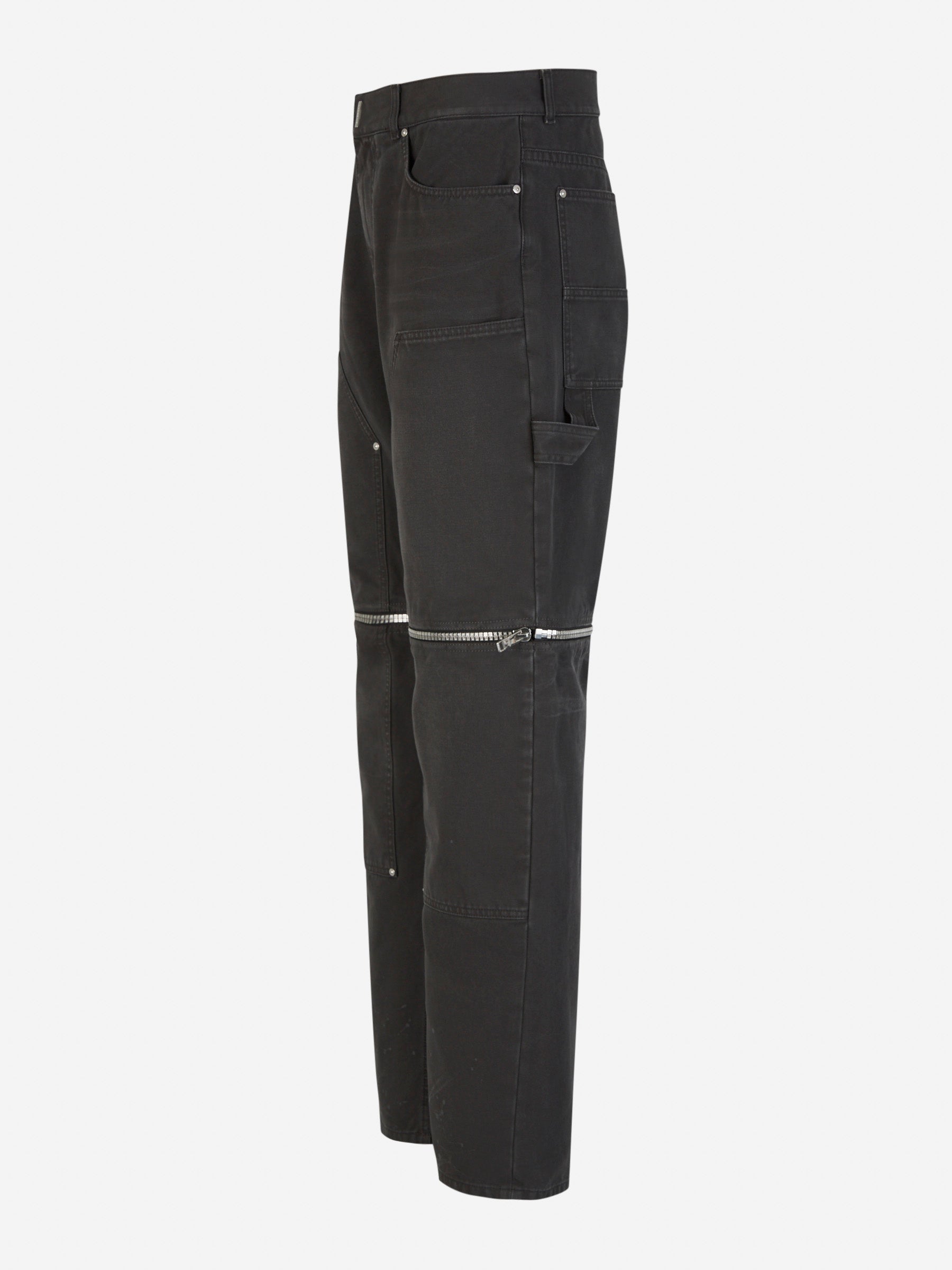 Outlet online Givenchy Hombre Pantalones Cargo Algodón color Gris Antracita sku 522-002540 01 - Foto 3