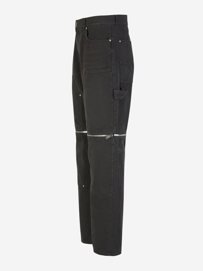 Outlet online Givenchy Hombre Pantalones Cargo Algodón color Gris Antracita sku 522-002540 01 - Foto 3