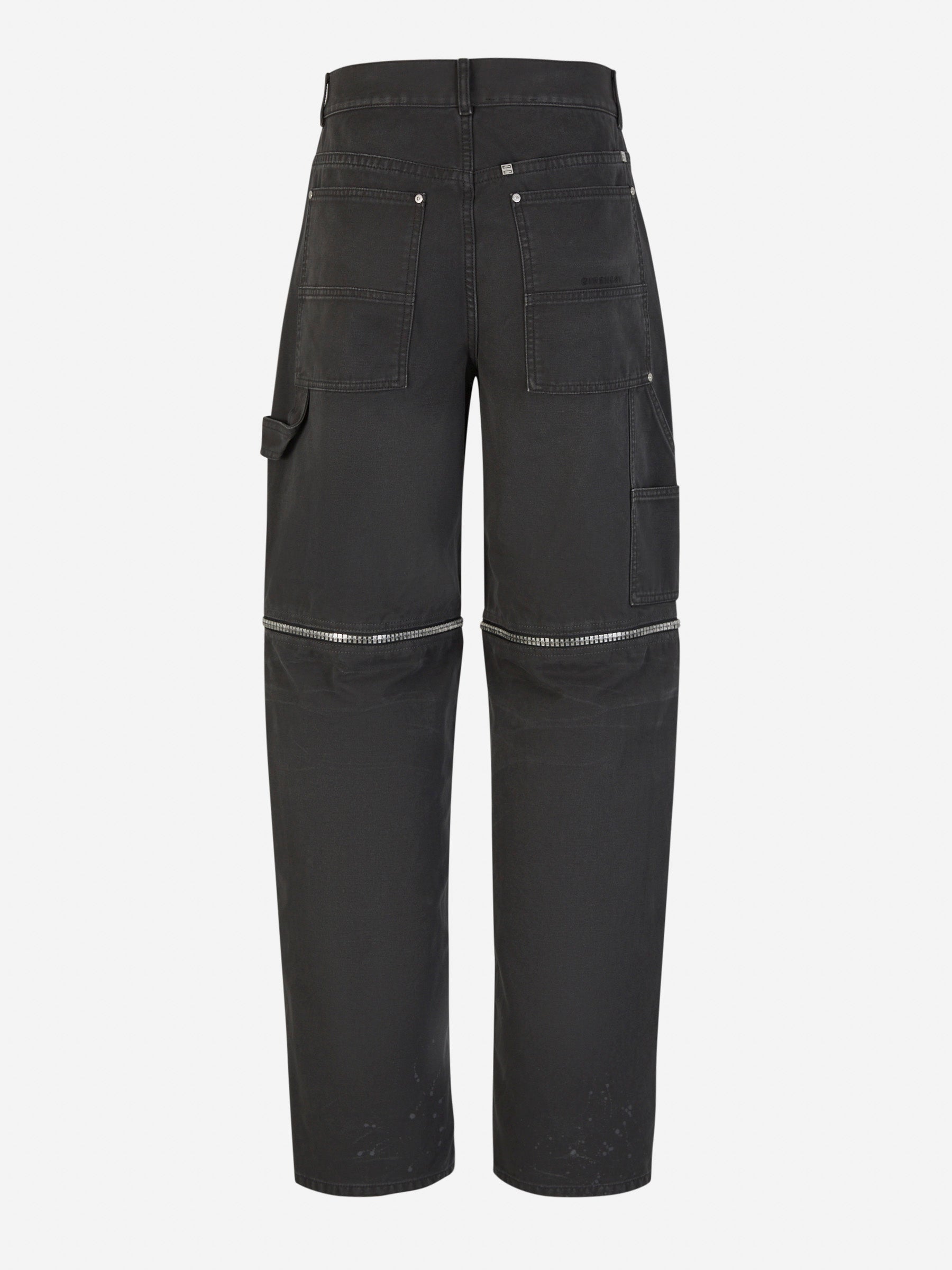 Outlet online Givenchy Hombre Pantalones Cargo Algodón color Gris Antracita sku 522-002540 01 - Foto 2