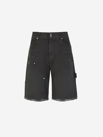 Outlet online Givenchy Hombre Pantalones Cargo Algodón color Gris Antracita sku 522-002540 01 - Foto 4