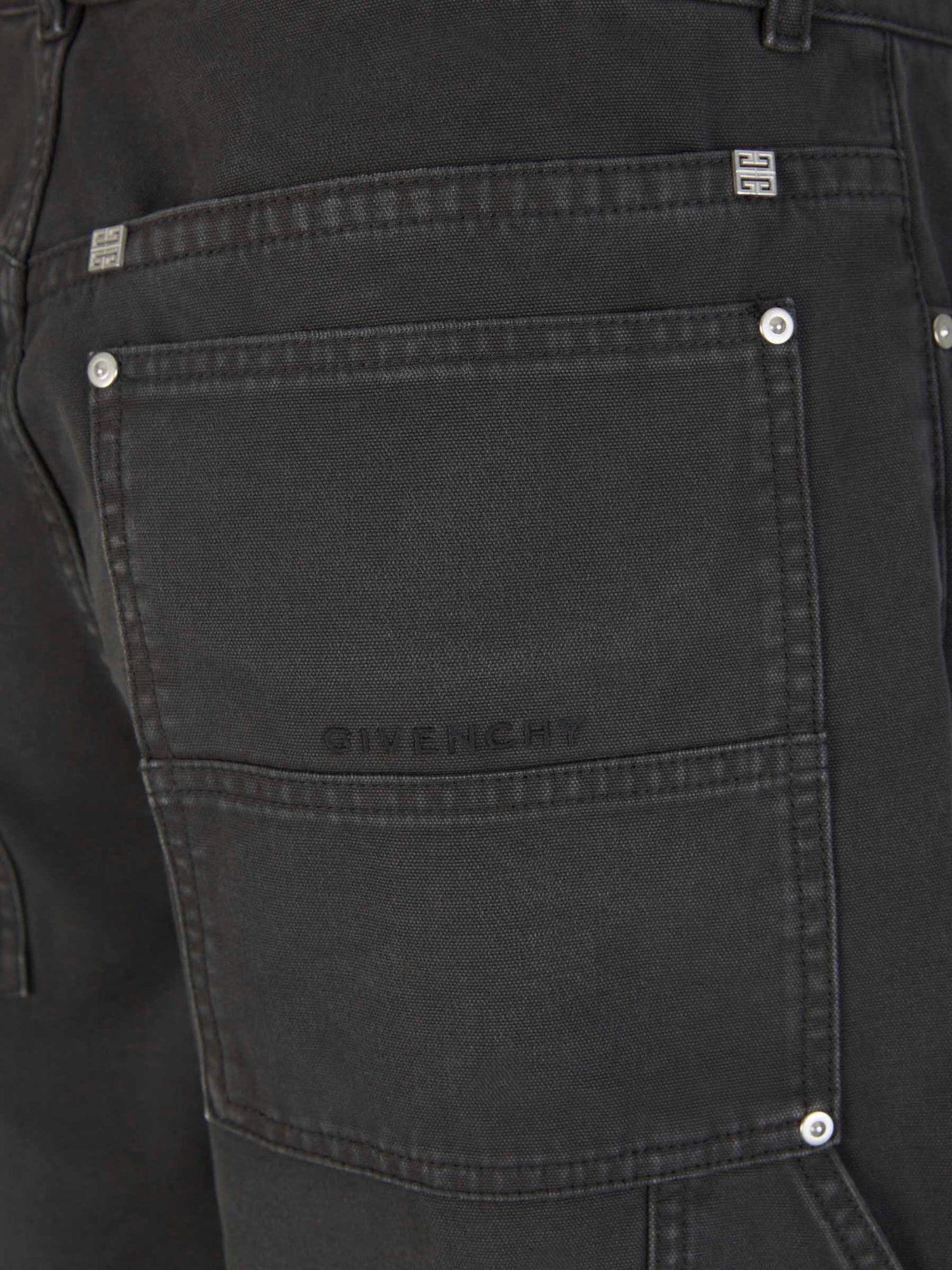 Outlet online Givenchy Hombre Pantalones Cargo Algodón color Gris Antracita sku 522-002540 01 - Foto 7