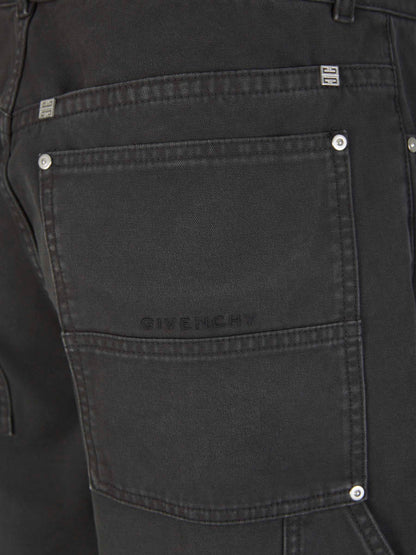 Outlet online Givenchy Hombre Pantalones Cargo Algodón color Gris Antracita sku 522-002540 01 - Foto 7