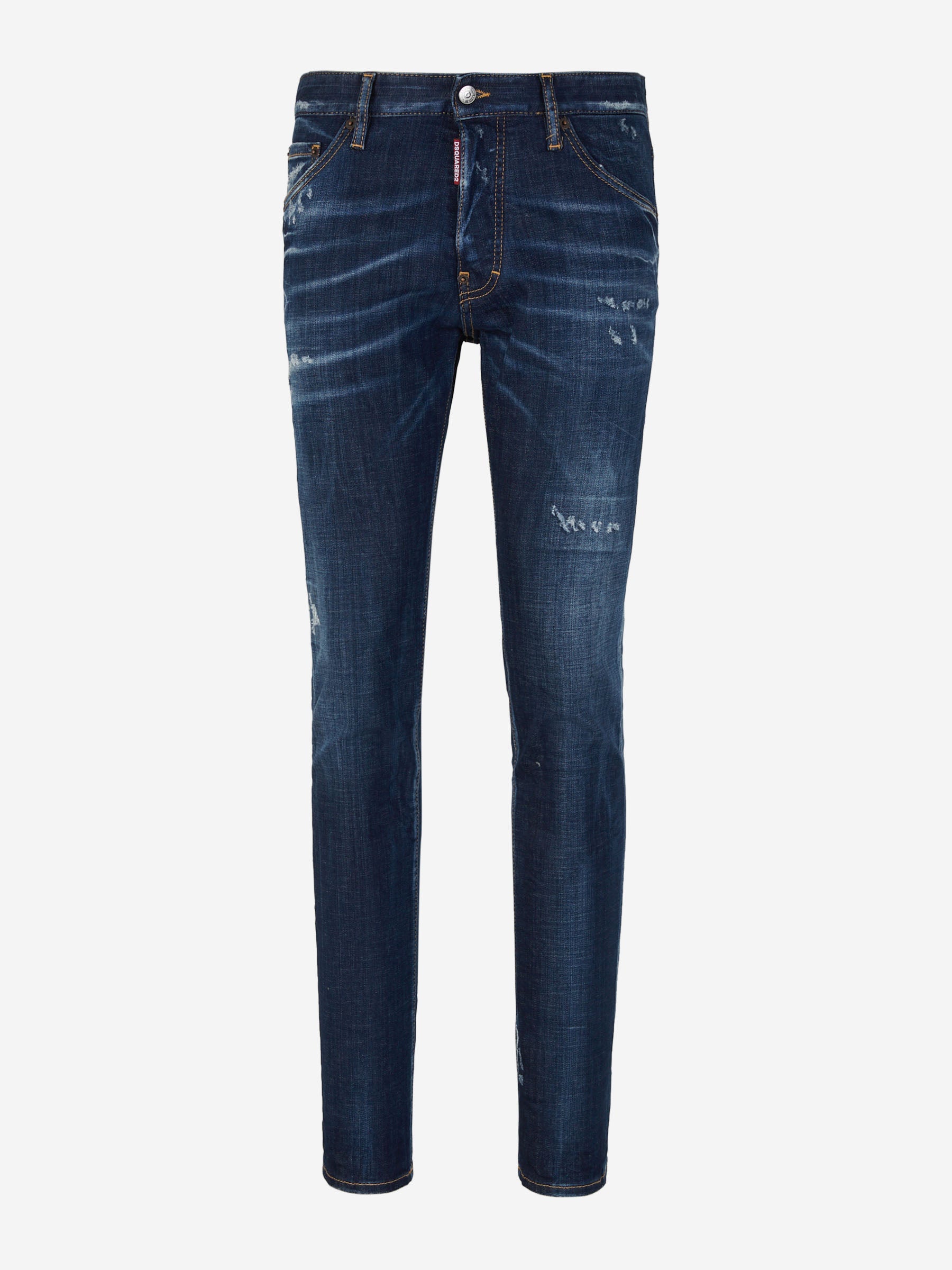Outlet online Dsquared2 Hombre Jeans Skinny Algodón color Azul Denim sku 522-002566 01 - Foto 1