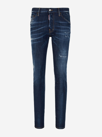 Outlet online Dsquared2 Hombre Jeans Skinny Algodón color Azul Denim sku 522-002566 01 - Foto 1