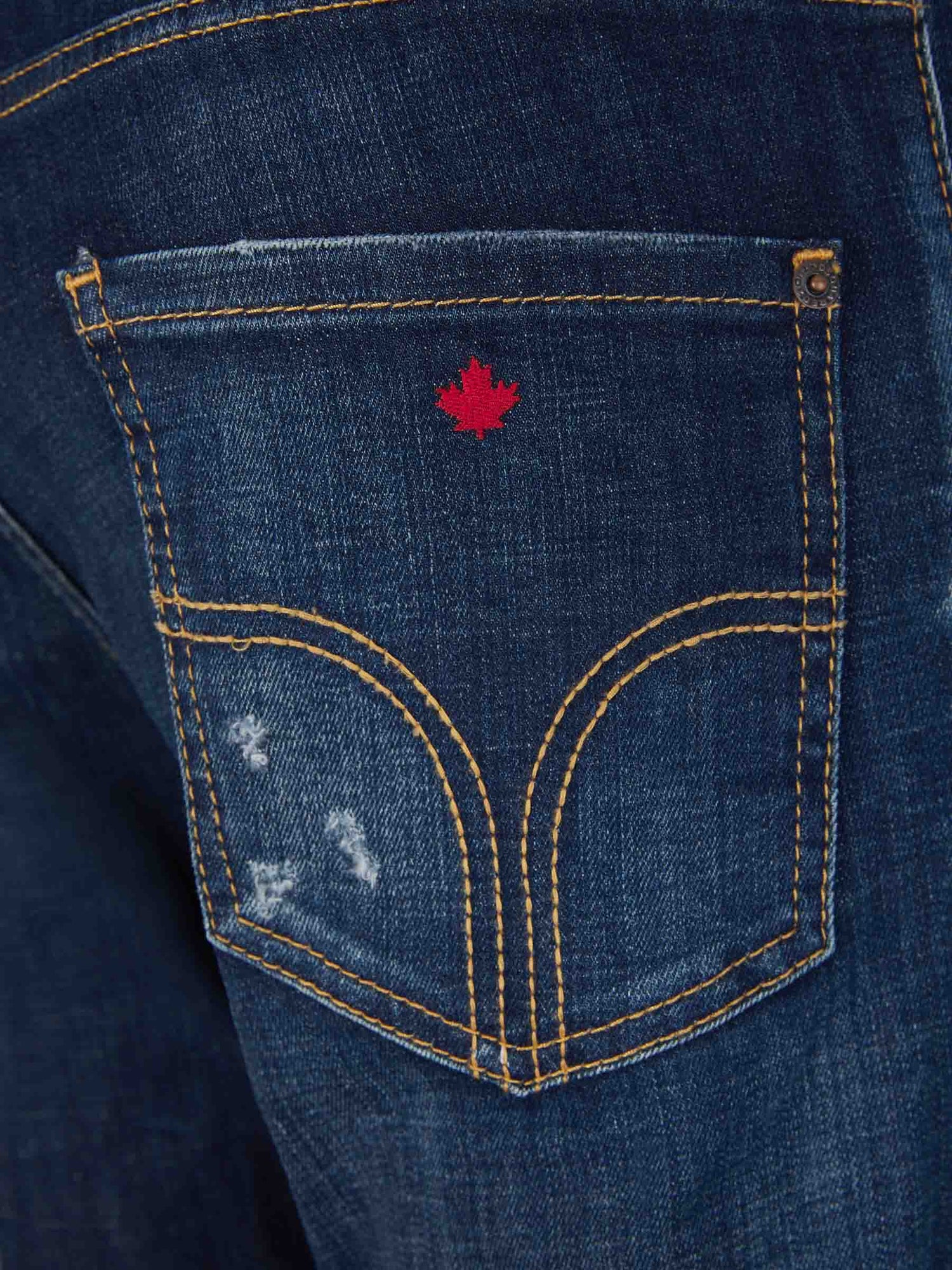 Outlet online Dsquared2 Hombre Jeans Skinny Algodón color Azul Denim sku 522-002566 01 - Foto 4