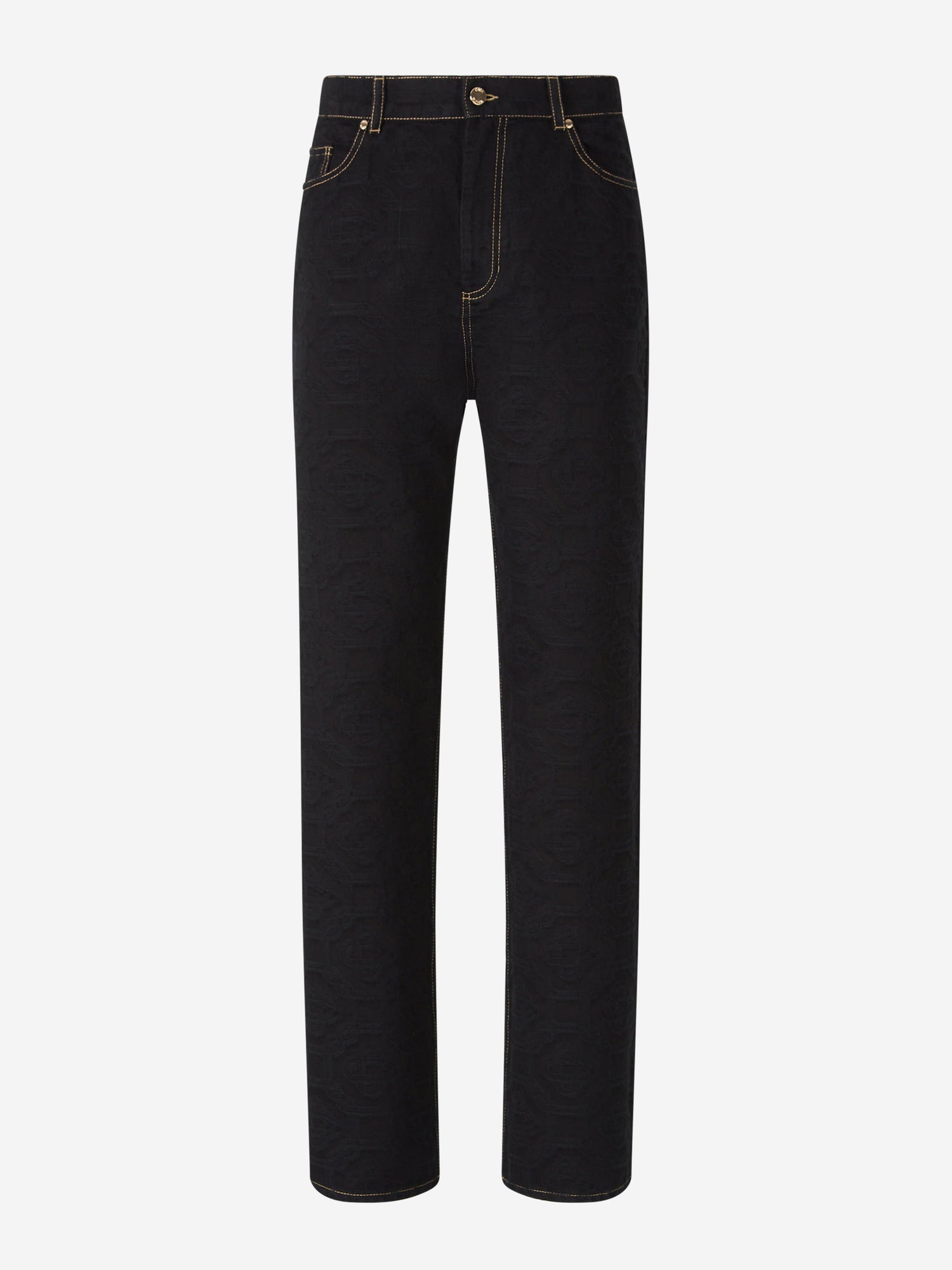Outlet online Casablanca Hombre Jeans Wide Leg Jacquard color Azul Denim Oscuro sku 522-002675 01 - Foto 1