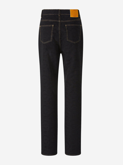 Outlet online Casablanca Hombre Jeans Wide Leg Jacquard color Azul Denim Oscuro sku 522-002675 01 - Foto 3