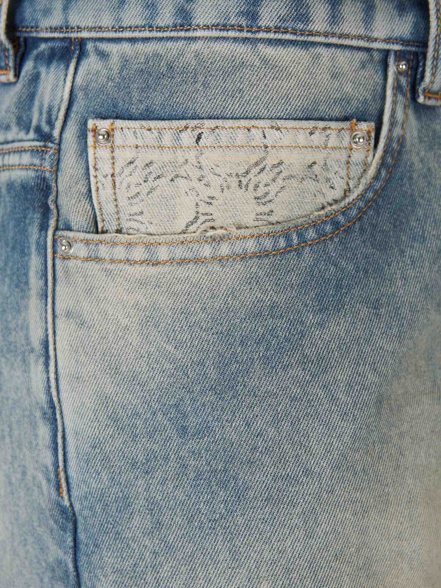 Amiri Hombre Barcelona Jeans Recto MA Quad color Azul Denim Oscuro sku 522-002720 01 - Foto 3