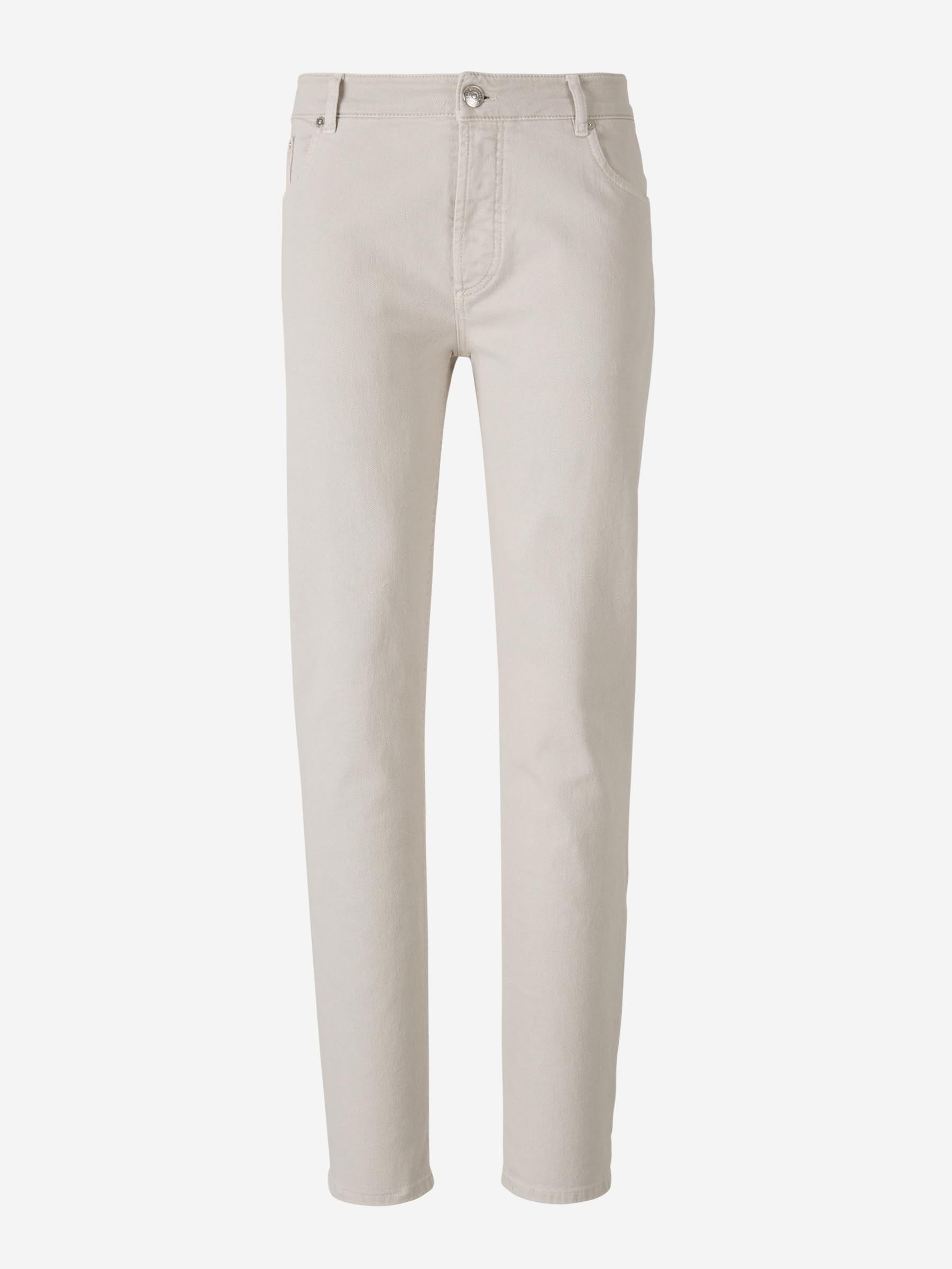 Outlet online Brunello Cucinelli Hombre Jeans Straight Algodón color Beige sku 522-002722 01 - Foto 1