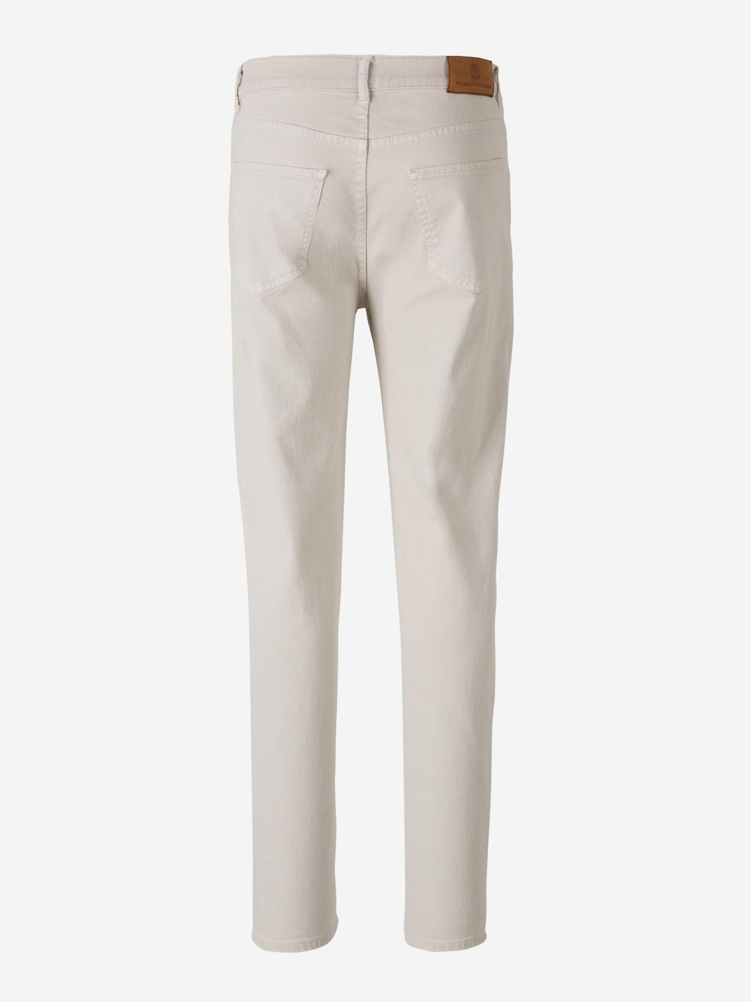 Outlet online Brunello Cucinelli Hombre Jeans Straight Algodón color Beige sku 522-002722 01 - Foto 2