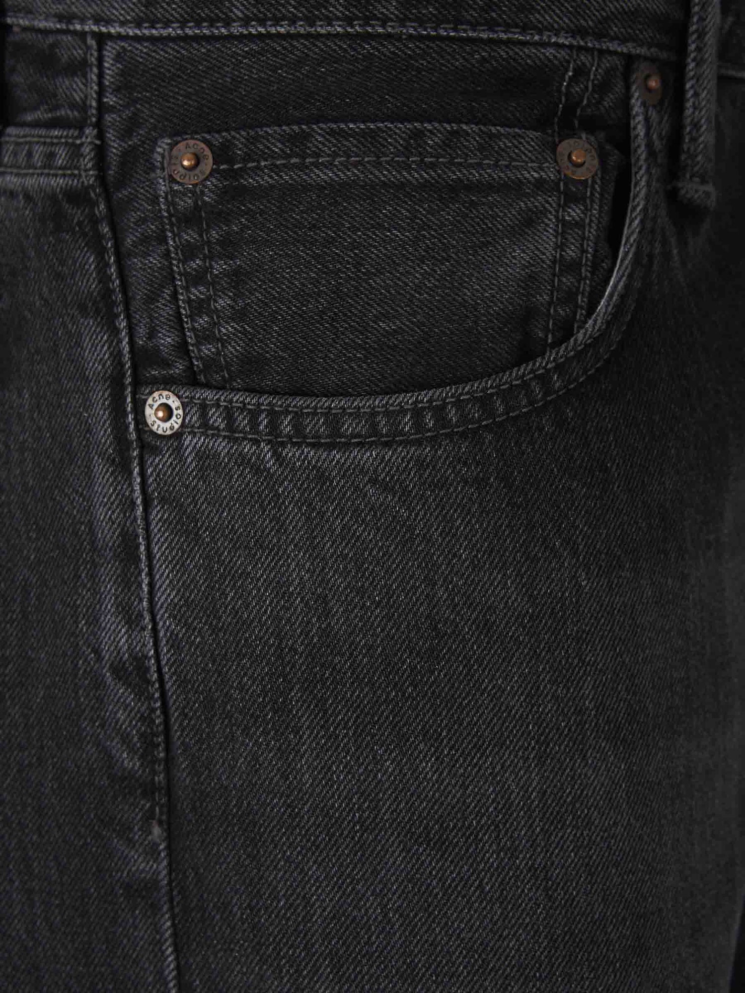 Acne Studios Hombre Barcelona Jeans Regular Fit - 1996 color Negro sku 522-002725 01 - Foto 3