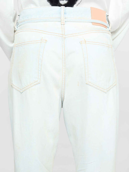 Outlet online Acne Studios Hombre Jeans Wide Leg 1991 color Azul Denim Claro sku 522-002736 01 - Foto 2