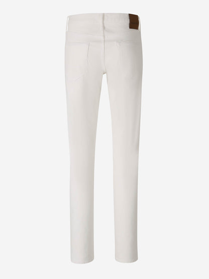Outlet online Tom Ford Hombre Jeans Straight 5 Pocket color Blanco sku 522-002737 01 - Foto 2