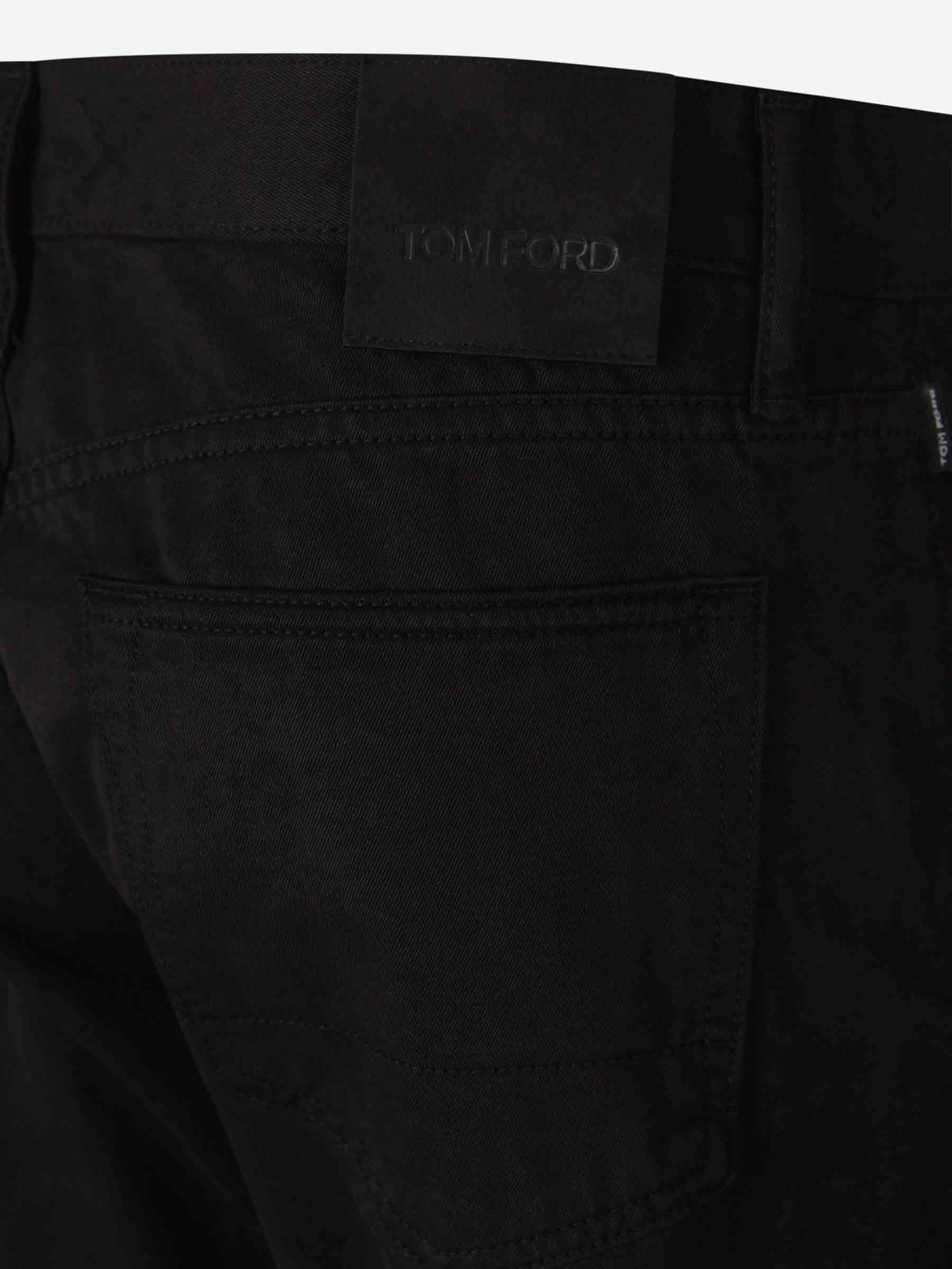 Tom Ford Hombre Barcelona Jeans Slim Denim color Negro sku 522-002739 01 - Foto 4