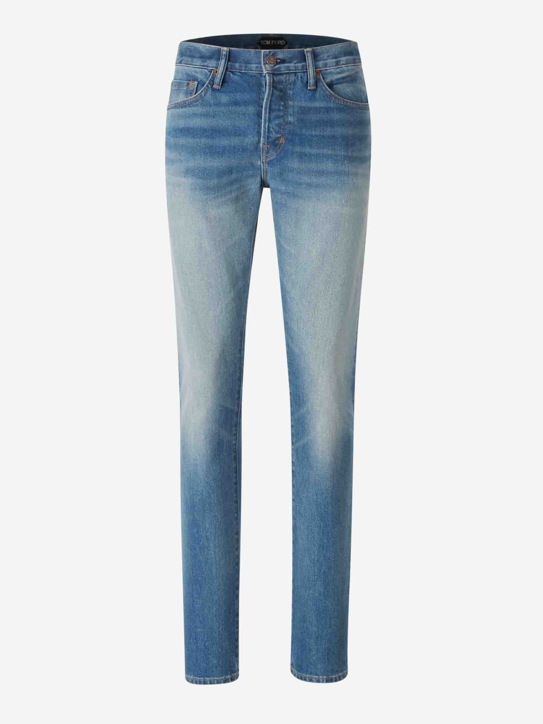 Tom Ford Hombre Barcelona Jeans Slim Algodón color Azul sku 522-002740 01 - Foto 1